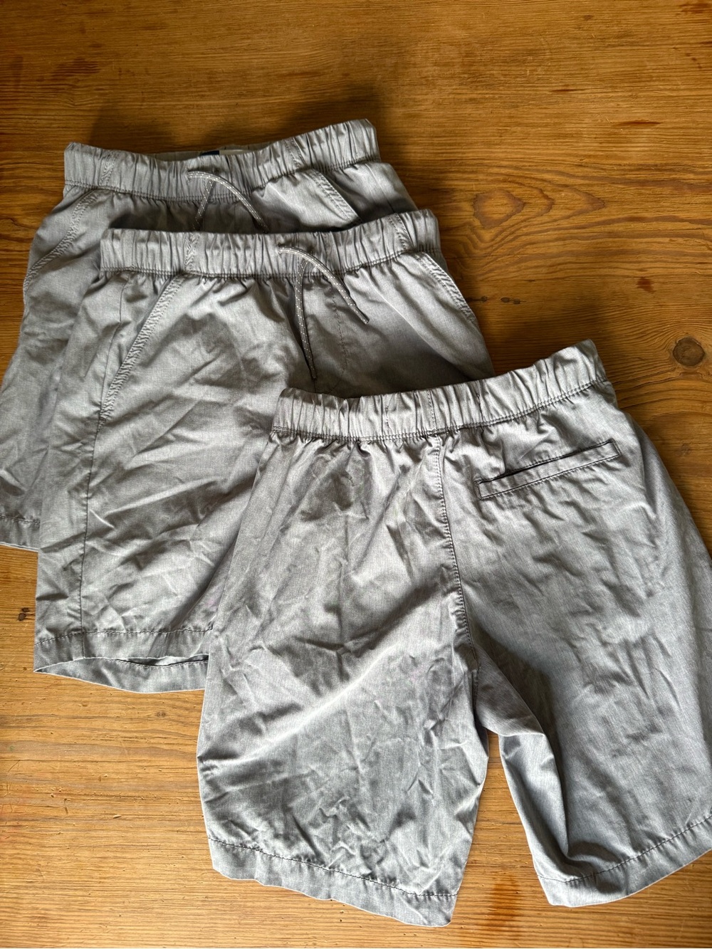 Old Navy Stretchtech Gray Elastic-Waist Shorts - Pack of 3